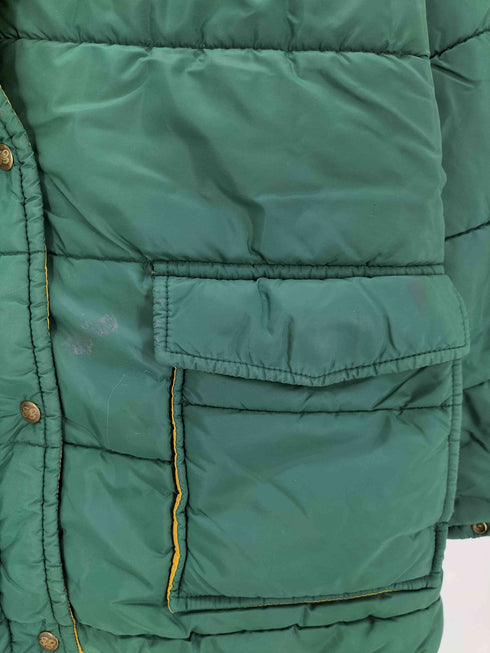 エディーバウアー Eddie Bauer 80S 黒タグ スタンドネック 中綿 ジャケット レディース import:L